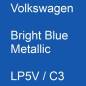 Preview: Volkswagen, Bright Blue Metallic, LP5V / C3.